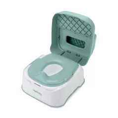   Ingenuity Prepare to Potty™ 3 az 1-ben Tanuló Bili Zöld - Stabil, Könnyen Tisztítható, Valósághű WC-élmény Gyerekeknek