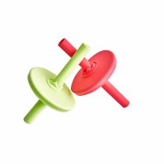   CogniKids Szilikon Fedél és Szívószál Kiegészítő Szett SIP Poharakhoz Apple - Rose 2db