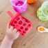 CogniKids Szilikon Fedél és Szívószál Kiegészítő Szett SIP Poharakhoz Apple - Rose 2db