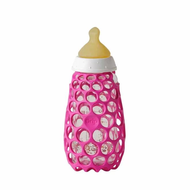 CogniKids GRIP Cumisüveg Fogó Rugalmas Fogást Segítő Markolattal Flamingo