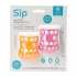 CogniKids SIP Natural Készségfejlesztő Pohár Gyerekeknek Tangerine és Flamingo 2db 50ml