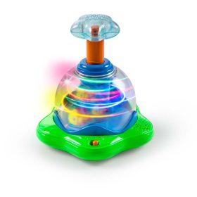   Bright Starts Zenélő, Világító Játék Press & Glow Spinner - Interaktív, Fény- és Hanghatásokkal, Fejlesztő Játék 6 Hónapos Kortól