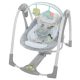 Ingenuity Swing 'n Go™ Hugs & Hoots Hinta Dallamokkal Újszülött Kortól - 5 Hintázási Sebesség, 8 Dallam, Összecsukható Kivitel, 9kg Súlyhatárig