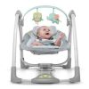Ingenuity Swing 'n Go™ Hugs & Hoots Hinta Dallamokkal Újszülött Kortól - 5 Hintázási Sebesség, 8 Dallam, Összecsukható Kivitel, 9kg Súlyhatárig