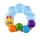 Baby Einstein Teether-Pillar Vizzel Töltött Rágóka Készségfejlesztő Játék 3 Hónapos Kortól