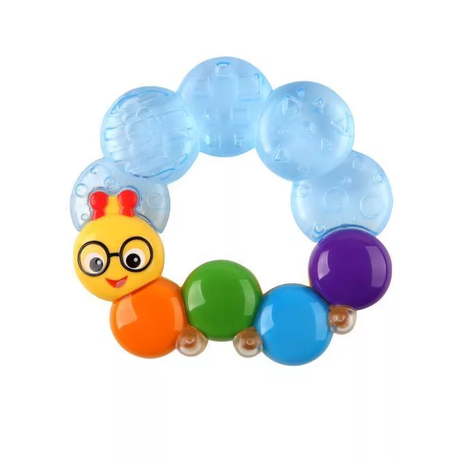 Baby Einstein Teether-Pillar Vizzel Töltött Rágóka Készségfejlesztő Játék 3 Hónapos Kortól