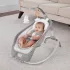 Ingenuity Boutique™ Bella Teddy Rezgő Hintaszék Dallamokkal Újszülött Kortól - 3 Dönthető Pozíció, Prémium Plüss Anyag, 18kg Súlyhatárig