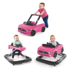   Bright Starts Ford Mustang Pink 3in1 Bébikomp 12kg-ig 6 Hónapos Kortól