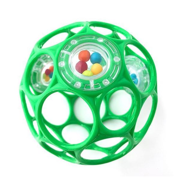 Baby Einstein Oball Bright Starts Rattle Seafoam Készségfejelsztő Csögő és Rágóka Játék 10cm 0+ Hónapos Kortól