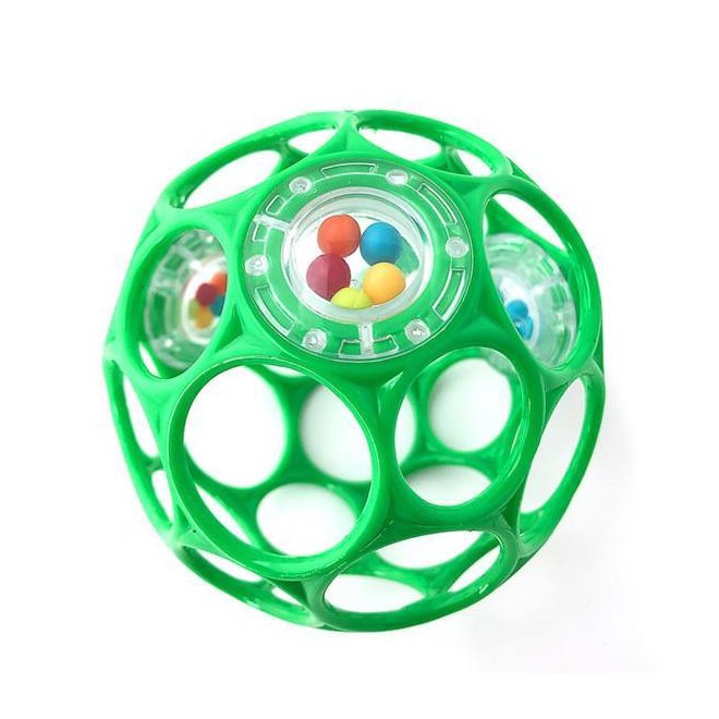 Baby Einstein Oball Bright Starts Rattle Seafoam Készségfejelsztő Csögő és Rágóka Játék 10cm 0+ Hónapos Kortól