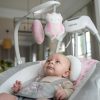 Ingenuity SimpleComfort™ Cassidy Rezgő Hinta Dallamokkal Újszülött Kortól - 3 Hintázási Irány, 180°-ban Forgatható Ülés, 9kg Súlyhatárig