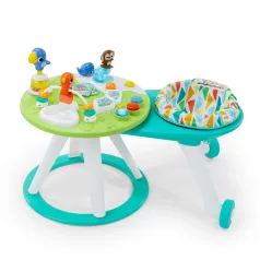   Bright Starts Aktív Centrum 2 az 1-ben Tropic Cool™ Babajáték 6 Hónapos Kortól, Forgó Üléssel és Fejlesztő Játékokkal - 11 kg-ig