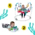 Baby Einstein Ocean Explorers Airplane Adventure 2in1 Aktív Ugráló Játék 12Kg-ig 6 Hónapos Kortól
