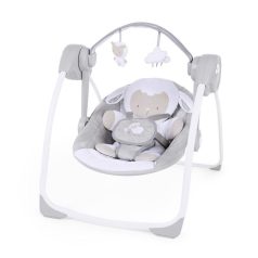  Ingenuity Comfort 2 Go™ Cuddle Lamb Hinta Dallamokkal Újszülött Kortól - 6 Hintázási Sebesség, 12 Dallam, Összecsukható Kivitel, 9kg Súlyhatárig
