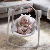 Ingenuity Comfort 2 Go™ Flora the Unicorn Hinta Dallamokkal Újszülött Kortól - 6 Hintázási Sebesség, 12 Dallam, Összecsukható Kivitel, 9kg Súlyhatárig