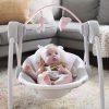 Ingenuity Comfort 2 Go™ Flora the Unicorn Hinta Dallamokkal Újszülött Kortól - 6 Hintázási Sebesség, 12 Dallam, Összecsukható Kivitel, 9kg Súlyhatárig