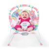 Bright Starts Rezgő Pihenőszék Flamingo Vibes™ - Vidám, Nyugtató Babaszék Újszülött Kortól 9kg-ig