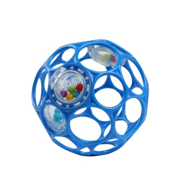 Baby Einstein Oball Bright Starts Rattle Kék Készségfejelsztő Csögő és Rágóka Játék 10cm 0+ Hónapos Kortól