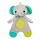 Bright Starts Snuggle & Teethe Játék Rágóka - Elefánt, Puha Plüss, Zörgő Hang, Rágókás Lábak, Újszülött Kortól