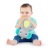 Bright Starts Snuggle & Teethe Játék Rágóka - Elefánt, Puha Plüss, Zörgő Hang, Rágókás Lábak, Újszülött Kortól