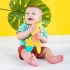 Bright Starts Snuggle & Teethe Játék Rágóka - Zsiráf, Puha Plüss, Csörgős, Rágókás Lábakkal, Újszülött Kortól