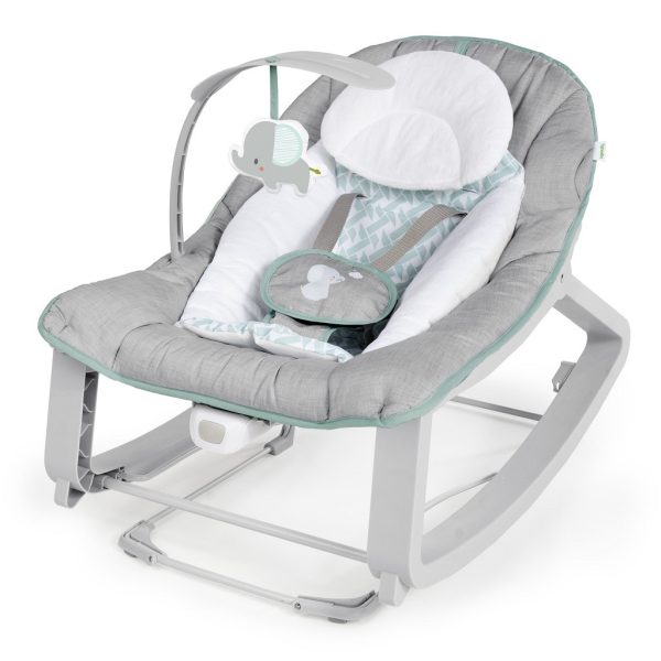Ingenuity Keep Cozy™ 3in1 Rezgő Pihenőszék Weaver Újszülött Kortól - Hintázó, Rugózó és Fix Üzemmód, 2 Dönthető Pozíció, 5 Pontos Biztonsági Öv, 18kg Súlyhatárig