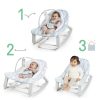 Ingenuity Keep Cozy™ 3in1 Rezgő Pihenőszék Spruce Újszülött Kortól - Hintázó, Ringató és Fix Üzemmód, 2 Dönthető Pozíció, 5 Pontos Biztonsági Öv, 18kg Súlyhatárig