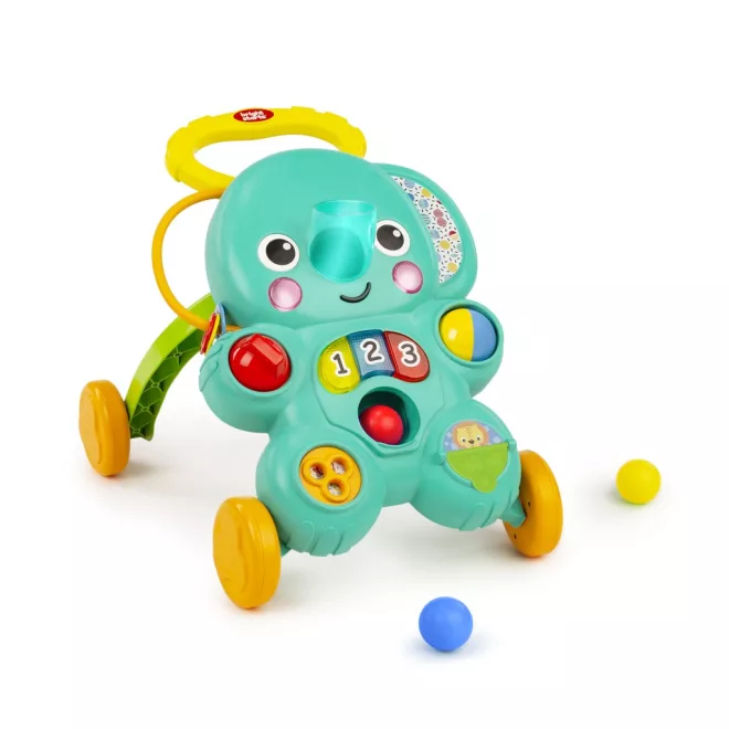 Bright Starts Járássegítő Aktivitással 2in1 Stroll 'n Roll™ - Interaktív, Zenélő, Fény- és Hanghatásokkal, Fejlesztő Játék 6 Hónapos Kortól