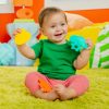 Bright Starts Gummy Buddies™ Rágóka Szett 3db 3 hó+ - Fogzást Segítő, Puha Textúra, BPA-mentes
