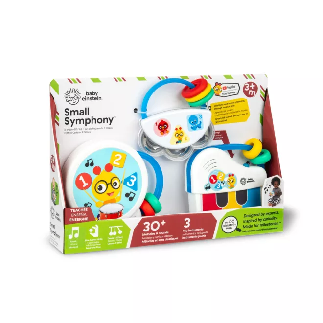 Baby Einstein Small Symphony Zenés Ajándékkészlet Magic Touch Játékokkal, 3 Hónapos Kortól