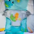 Baby Einstein Kick to It Neptune Zenélő és Rezgő Pihenőszék Fényekkel - Kényelmes Baba Hintaszék 9 kg-ig, Fejlesztő Játékokkal