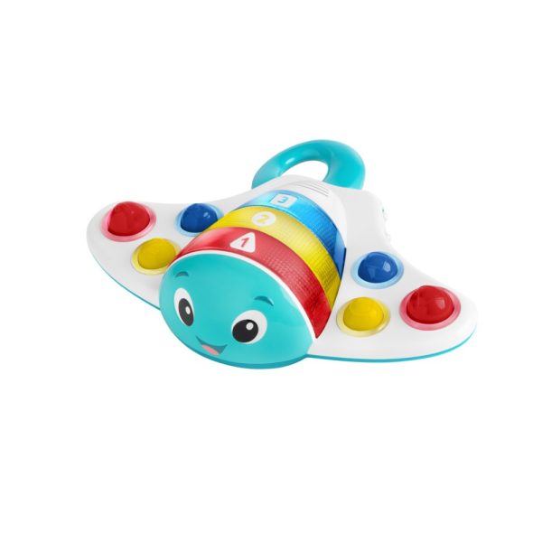 Baby Einstein Pop & Explore Stingray Zenélő Készségfejlesztő Játék 6 Hónapos Kortól