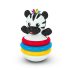 Baby Einstein Stack & Wobble Zen™ Zebra BPA Mentes Rágóka és Toronyépítő Készségfejlesztő Játék 3 Hónapos Kortól