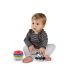 Baby Einstein Stack & Wobble Zen™ Zebra BPA Mentes Rágóka és Toronyépítő Készségfejlesztő Játék 3 Hónapos Kortól
