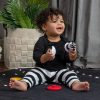 Baby Einstein Stack & Wobble Zen™ Zebra BPA Mentes Rágóka és Toronyépítő Készségfejlesztő Játék 3 Hónapos Kortól