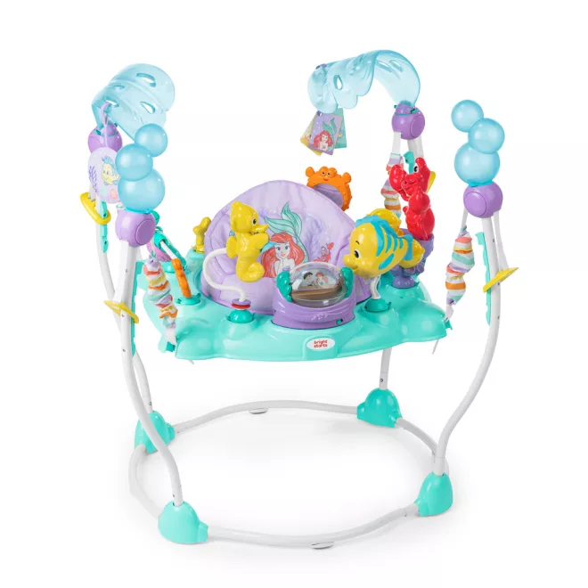 Disney Baby A Kis Hableány Tevékenységek Tengere™ Ugráló - Fejlesztő Játék Babáknak, 360° Játéktérrel és Interaktív Tevékenységekkel