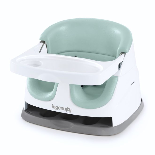 Ingenuity Baby Base™ Mist Ülőmagasító 2 az 1-ben 6 Hónapos Kortól - Stabil Alátámasztás, Terhelhetőség 22kg Súlyhatárig
