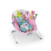 Bright Starts Rezgő Pihenőszék Pink Paradise™ - Lányos, Nyugtató Babaszék Újszülött Kortól 9kg-ig