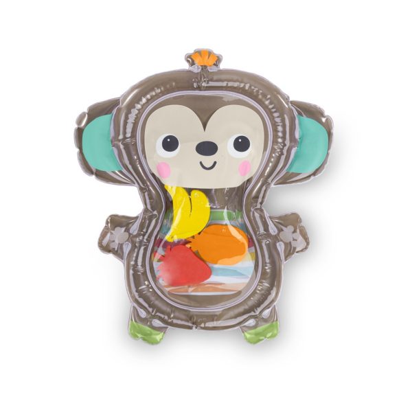 Bright Starts Vizes Játszószőnyeg Hungry Monkey™ 41x35cm - Pocaktorna, Szenzoros Fejlesztés Újszülött Kortól