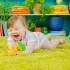 Baby Einstein Oball My Own™ Easy Grasp Ananász 10cm Csörgő és Rágóka Játék Újszülött Kortól