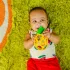 Baby Einstein Oball My Own™ Easy Grasp Ananász 10cm Csörgő és Rágóka Játék Újszülött Kortól