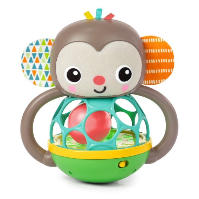 Baby Einstein Oball Grab & Giggle Monkey Készségfejlesztő Érzékszervi Játék 6 Hónapos Kortól