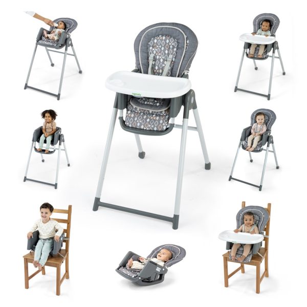 Ingenuity Proper Positioner™ Parker Etetőszék 7in1 Újszülött Kortól - Ergonomikus Tartás, 23kg Súlyhatárig Átalakítható