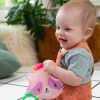 Ingenuity Crinklet™ Mosómedve Deni Érzékszervi Játék C-Gyűrűn Újszülött Kortól - BPA-Mentes, Szatén Szalagokkal