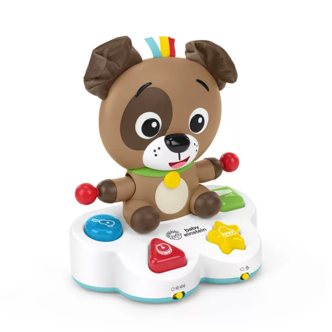 Baby Einstein Drum & Learn Dean Zenélő Fejlesztő Baba Játék - Interaktív Dob Fényekkel és Hangokkal, 6 Hónapos Kortól