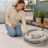 Ingenuity InLighten Bounce & Sway Pebble Shore Babahinta Bluetooth Zenével és Rezgéssel, Újszülött Kortól