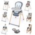 Ingenuity Proper Positioner™ Chambray Etetőszék Deluxe 7in1 Újszülött Kortól - Prémium Kényelem, 23kg Súlyhatárig Átalakítható