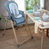 Ingenuity Proper Positioner™ Chambray Etetőszék Deluxe 7in1 Újszülött Kortól - Prémium Kényelem, 23kg Súlyhatárig Átalakítható