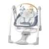 Ingenuity Swing 'n Go™ Chambray Átalakítható Hinta Dallamokkal Újszülött Kortól - Hordozható Kivitel, 5 Hintázási Sebesség, 9kg Súlyhatárig