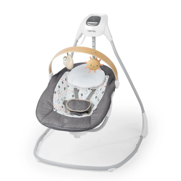 Ingenuity Parker™ Zenélő Hintaszék Újszülött Kortól - 6 Hintázási Sebesség, 8 Dallam, USB-Csatlakozás, 9kg Súlyhatárig